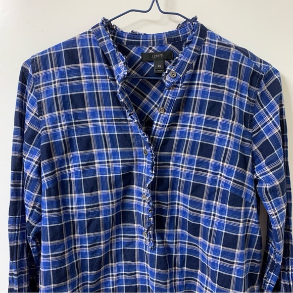 J. Crew Ruffle Popover Shirt - Picture 3 of 8